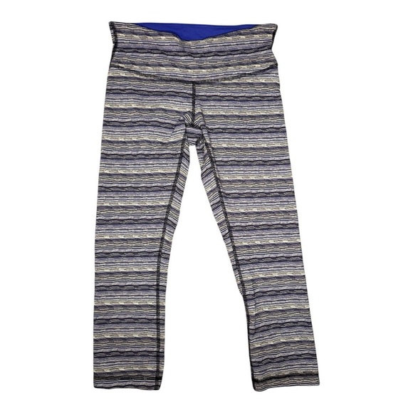 Lululemon Wunder Under Crop Ill Space Dye Twist - Picture 1 of 5